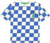 The New t-shirt jongens - ecru - blauw - Tnjeff TN5307 - maat 158/164
