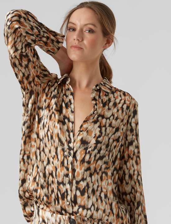 Vero Moda Emma Elia L/s Chemise Bouleau MULTICOLORE M