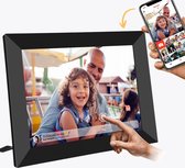 Pictronic - Cadre photo numérique avec Wifi - Application Frameo - 16 Go - Cadre photo numérique - Cadre photo numérique 10 pouces - Grand-père et grand-mère
