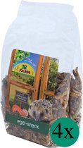 JR Farm Garden Snack Voor Egels - Natuurlijke Voeding - 4 x 100gr