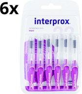 Interprox Premium Maxi - 6mm - 6 x 6 stuks - Voordeelverpakking