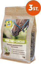 VITALstyle Healthies Met Lijnzaad - Paardensnoepjes - Laag In Suiker - 1 kg - 3 stuks