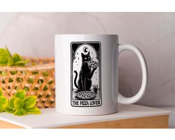 Mok The Pizza Lover - Cats - Tarot - Gift - Cadeau - CatLovers - Meow - KittyLove - Katten - Kattenliefhebbers - Katjesliefde - Prrrfect