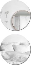 MISOU Plakspiegel Zelfklevende Spiegel Vierkant Set van 2 40x40cm MISOU Plakspiegel Zelfklevende Spiegel Vierkant Set van 2 40x40cm