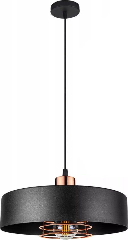 TooLight APP1246-1CP Hanglamp Zwart/Rosé Goud - Moderne Elegantie