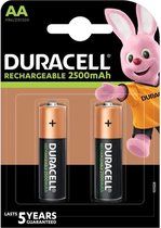 Piles rechargeables Duracell AA - 2500 mAh - 20 pièces
