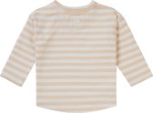 Noppies Unisex Tee Bhisho long sleeve stripe Unisex T-shirt - Biscotti - Maat 44