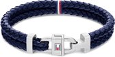 Tommy Hilfiger TJ2790362 Heren Armband - Sieraad - Staal - Blauw - 13 mm breed - 19 cm lang