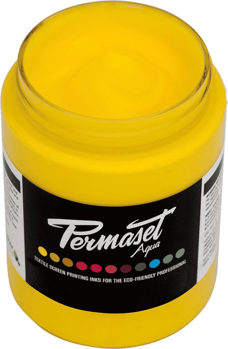 Permaset Aqua STD Mid Yellow - 300 mL Textielverf / Zeefdrukinkt