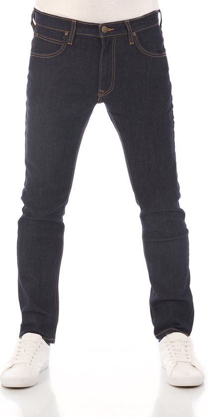 Lee Pantalons Jeans pour Hommes Luke Slim Tapered Fit Blauw 31W / 32L Pantalon Jeans Denim Adultes