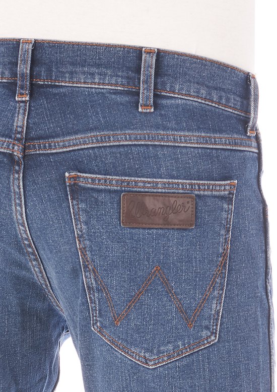 Wrangler Jeans pour hommes Greensboro régulier/droit Blauw 38W / 32L