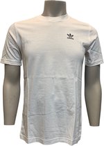 Adidas - Essential Tee - T-Shirt - Wit - Maat XL