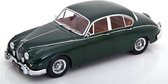 De 1:18 Diecast-modelauto van de Jaguar MKII 3.8 LHD uit 1959 in donkergroen. De fabrikant van het schaalmodel is KK Models. Dit model is alleen online verkrijgbaar