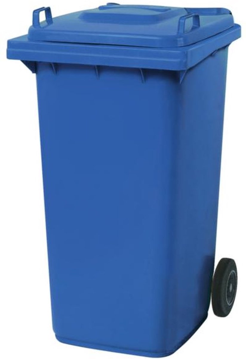 Orbis - Vuilniscontainer - Blauw - Met wielen