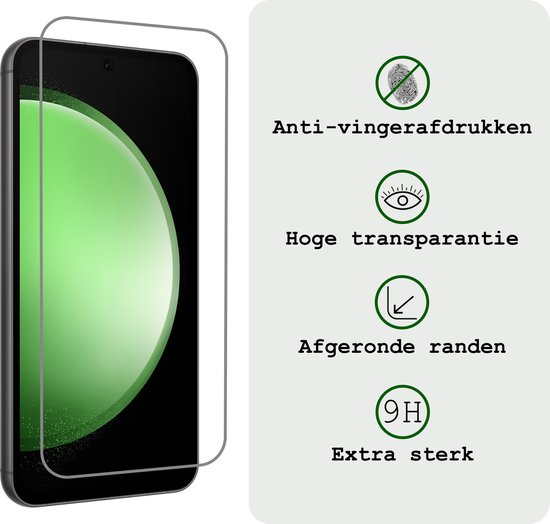 Protecteur d'écran en Tempered Glass Samsung Galaxy S23 FE - Verre de protection d'écran en Glas pour Samsung S23 FE - 3 pièces