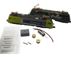 micromotor NH001F motor ombouwset voor Hobbytrain 10105, 219670-219672, 219674-219675, u.a.