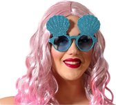 Atosa Carnaval/verkleed party bril Zeemeermin - Tropisch/beach/hawaii thema - plastic - volwassenen - verkleedbrillen