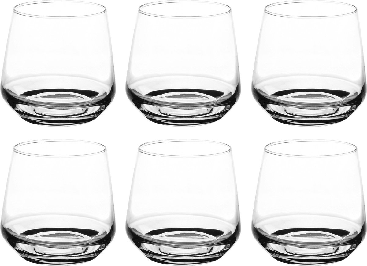 Glasmark Waterglazen - 12x - Tumblers - 345 ml - glas - drinkglazen