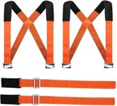 Bindriemen-Extension Strap- Verlengband-Verplaatsingsbanden-Verhuis Harnas met Tilbanden Set - - Hijsbanden voor meubels- apparaten transportband