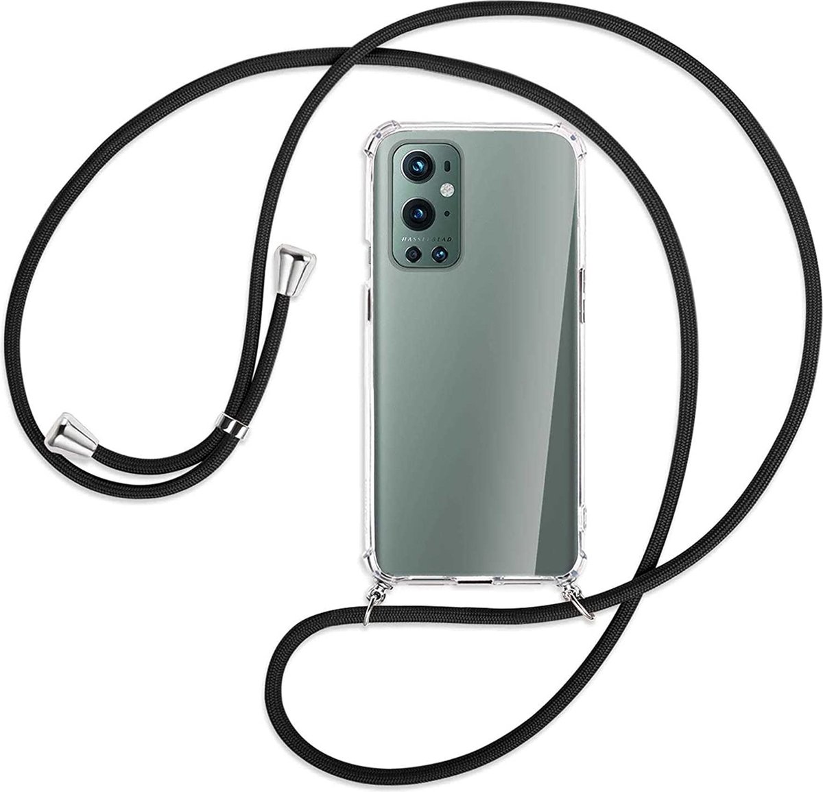 ProGuard OnePlus 9 Pro Hoesje Met Zwart Koord