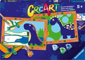 Ravensburger CreArt Land of the Dinosaurs - Schilderen op nummer voor kinderen