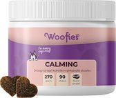 Woofies - Calming voor honden als snoepje - Antistressmiddel Hond - Kalmerend middel voor honden met L-tryptofaan bij angst, stress en ter bevordering van rust - 90 Chews - Rundersmaak