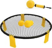 Spikeball - Set - Filet de jeu - 3 Balles - Pompe - Sac de rangement - Roundball - Smashball - Roundnet - Jeu d'extérieur - Jeu de plage
