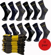 chaussettes de travail 6 paires noir-gris 39-42