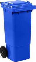 Afvalcontainer 80 liter blauw | Papiercontainer
