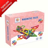 Magnetisch Speelgoed 60 Stuks- Magnetische Bouwstenen- Montessori Speelgoed- Peuter Speelgoed- Speelgoed 3 jaar- Montessori Speelgoed- Constructie Speelgoed- Magnetic Tiles