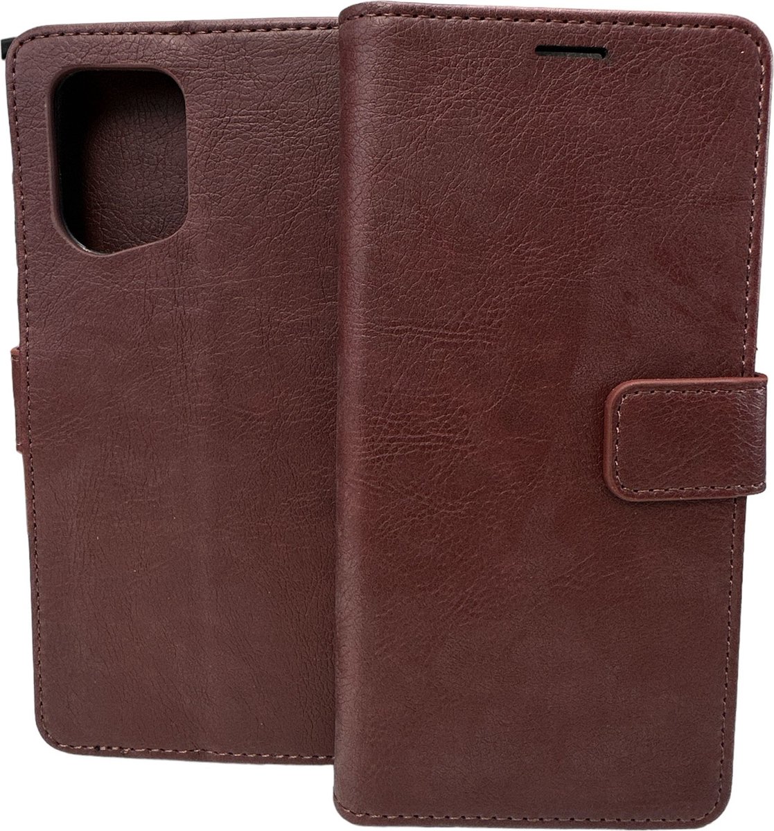 Portemonnee Book Case Hoesje Geschikt voor: Oppo Find X5 Pro - bruin