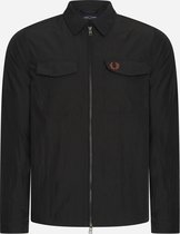 Fred Perry Zip overshirt - black