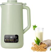 Ayah- Sojamelk maker - 600ML Capaciteit - Soy milk maker - Soepmaker - 8 Verschillende Functie - Melkmachine - Notenmelk maker - Melk maker - Groen