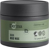 Derma Eco Man Mud Wax - 75 ML - Geurvrij - Sterke fixatie - Voedt en beschermt - Makkelijk uit te wassen