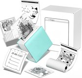 Equivera Mini Printer - Pocket Printers - Draagbare Printer - Mobiele Printer - fotoprinter