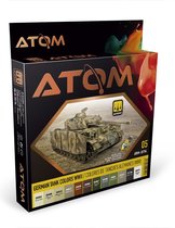 AMMO MIG 20704 ATOM - German Tanks WWII Colors - Acryl Set 12x20ml Verf set