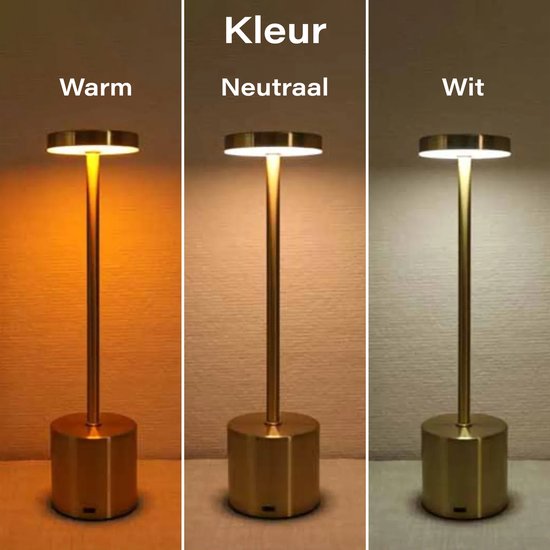 FOGARI Tafellamp dimbaar, Flowerpot lamp, paddenstoellamp draadloos - led lamp dimbaar tafellamp, 3 instelbare lichtkleuren, oplaadbare interne batterij met USB-oplaadkabel, [energieklasse A] (donker