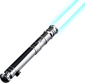 Sabre laser - 11 couleurs et 3 sons - Sabre laser - 120 cm - Métal - Gris acier - Ressentez la Force