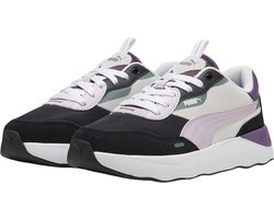 PUMA Runtamed Platform Dames Sneakers - Strong Gray-Grape Mist-PUMA White-Crushed Berry-Eucalyptus - Maat 39