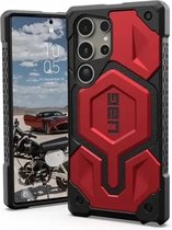 Geschikt voor Urban Armor Gear Samsung Galaxy S24 Ultra 5G - Back Cover - Monarch Hoesje Crimson