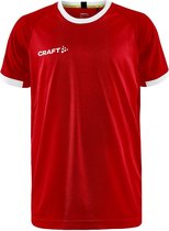 Craft Progress 2.0 Graphic Shirt Korte Mouw Kinderen - Rood / Wit | Maat: 134/140