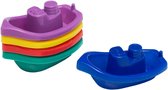 Jouets de bain Let's Play - 15x - bateaux - plastique - 10 x 3,5 cm
