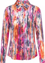 &Co Women blouse Lotte watercolor - Raspberry