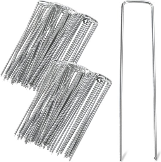 Garmix 10x Grondanker Staal 8mm 20cm Verzinkt Garmix 10x Grondanker Staal 8mm 20cm Verzinkt