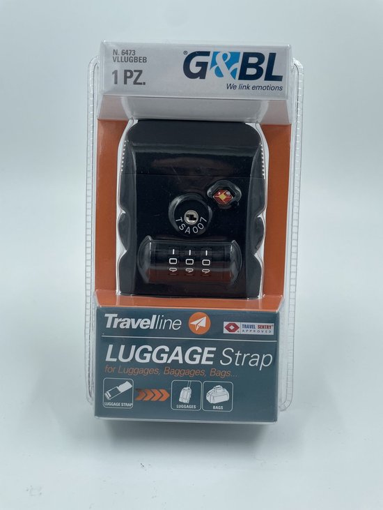 Kofferriem met TSA Cijfer slot - Bagage Riem - Luggage Strap - Kofferband - Gesp 180Cm Groen