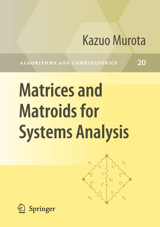 Matrices and Matroids for Systems Analysis - cover