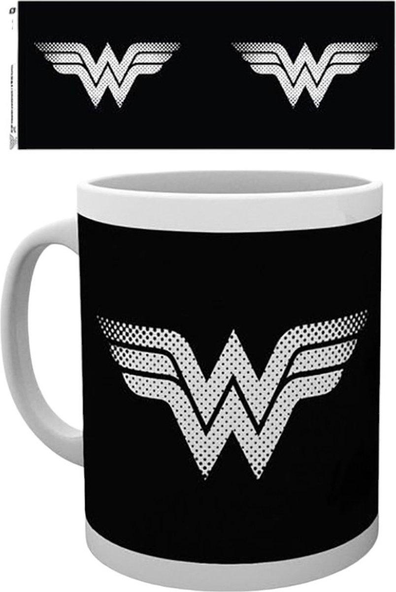 DC Comics Wonder Woman Monotone Logo - Mok