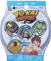 Yo-Kai Watch Medals Blind Bag serie 1 - 1 zakje met 3 medailles - Spaar ze allemaal