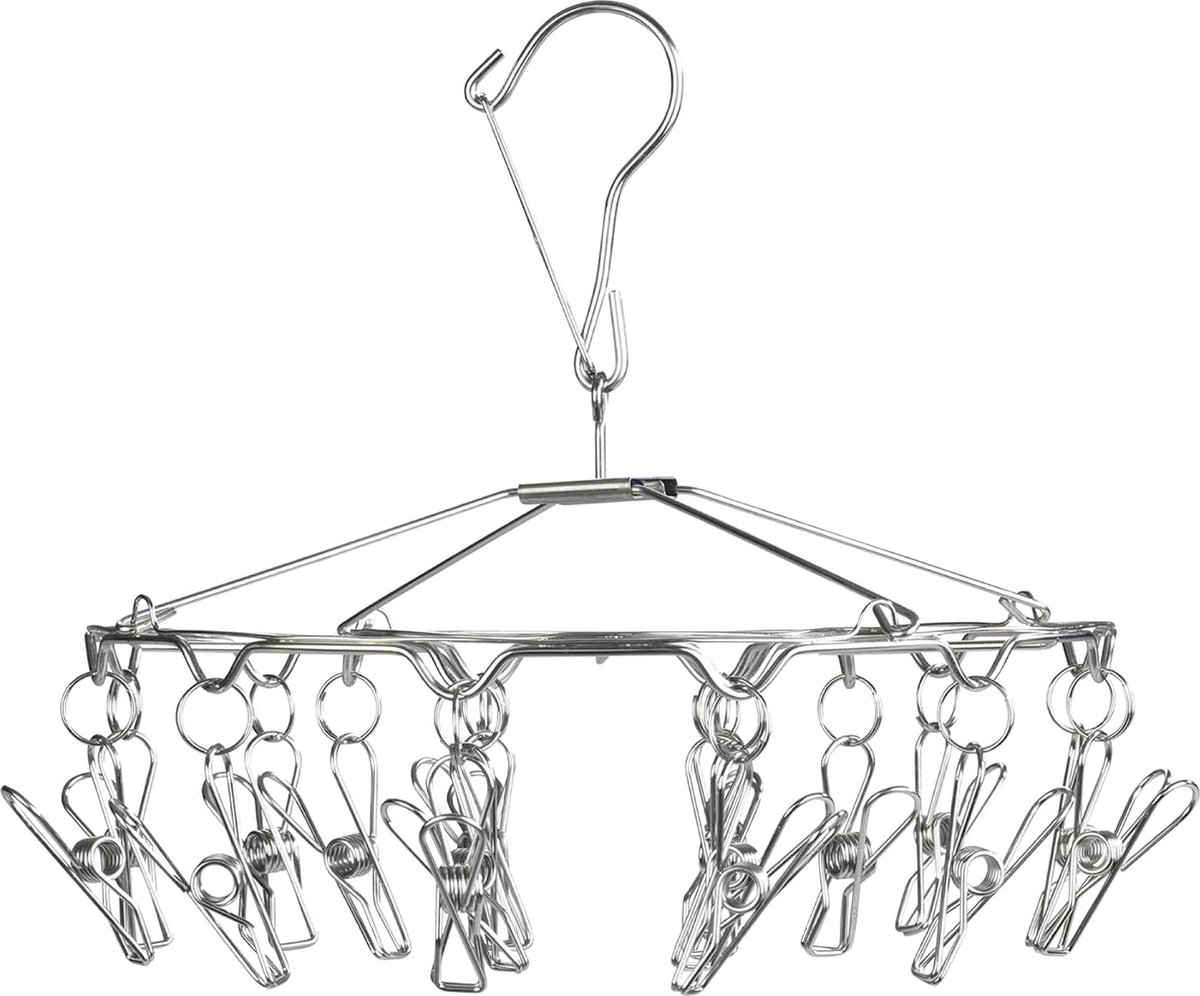 Unisex Rond RVS Zilver