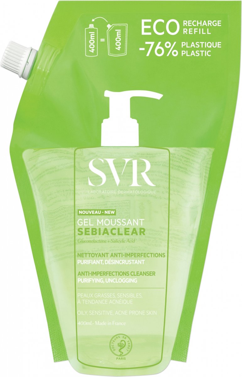 SVR Sebiaclear Anti-Imperfection Foaming Gel Eco-Refill 400 ml